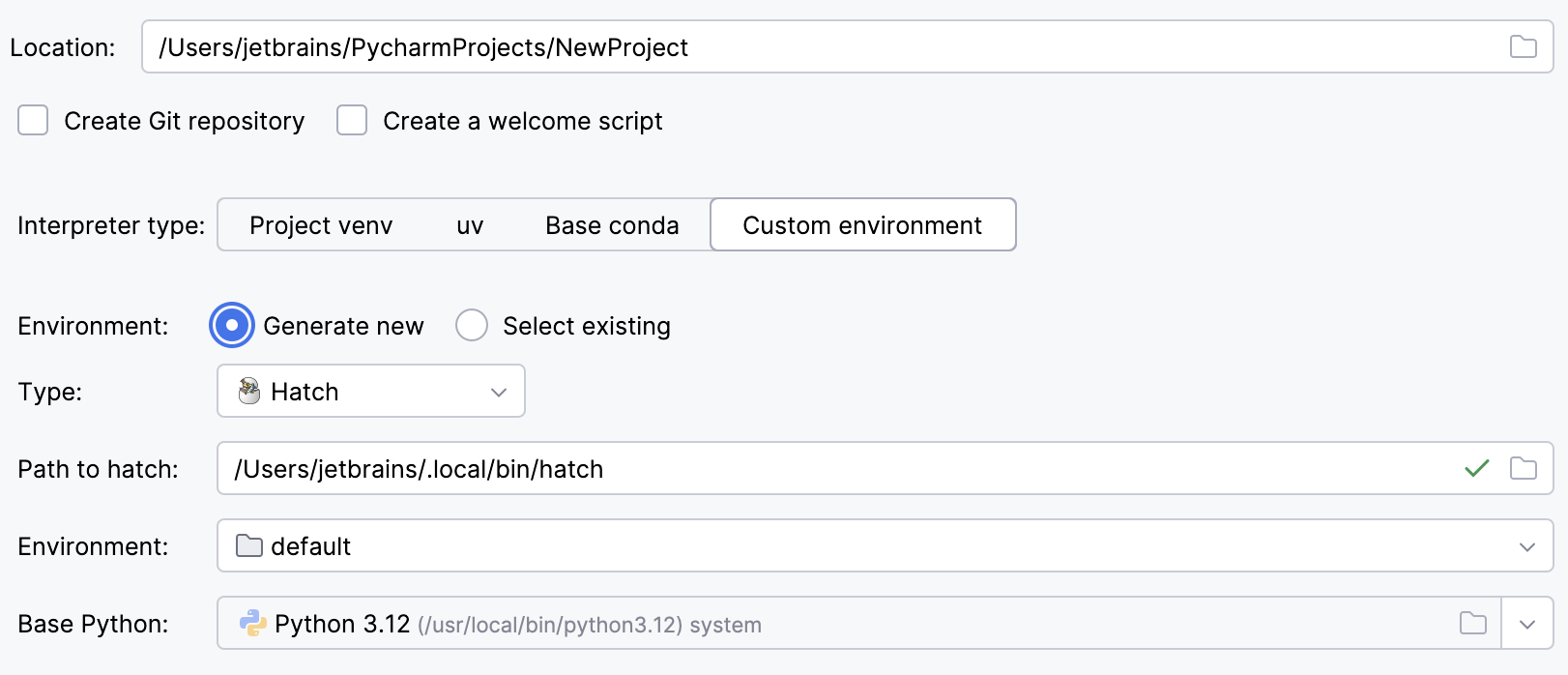 Create a project with Hatch Create a project with Hatch