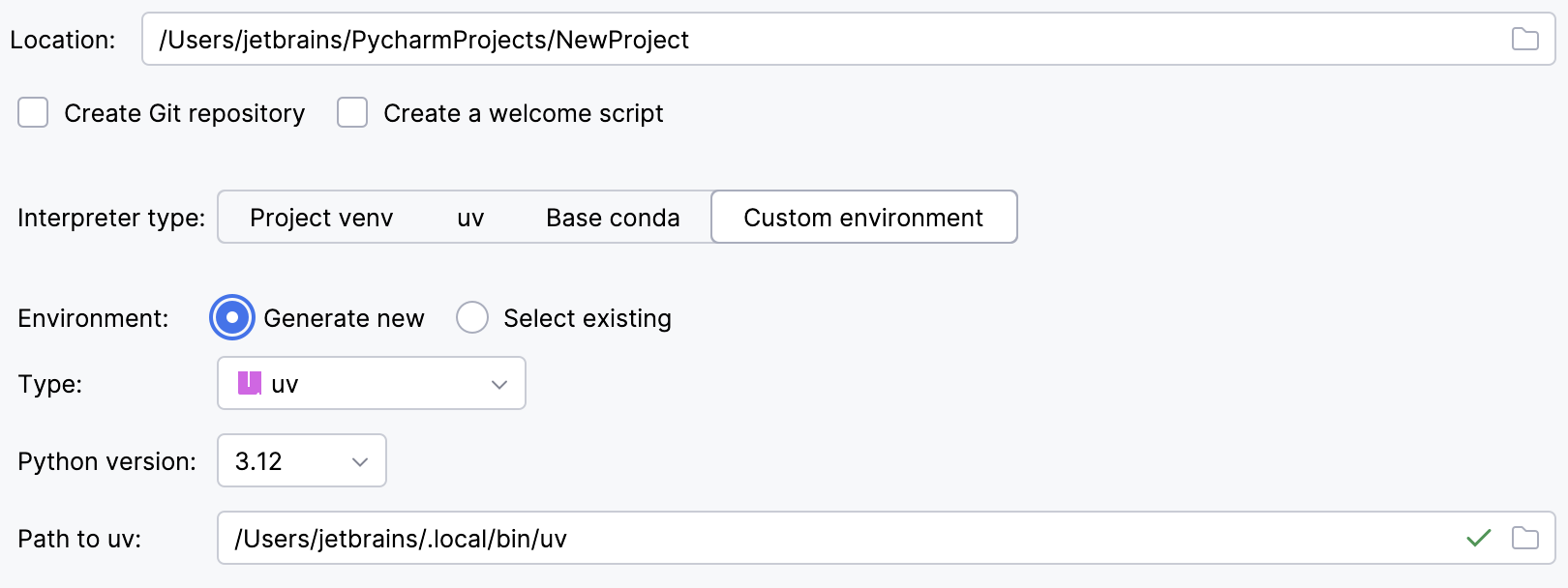 Create a project with uv Create a project with uv