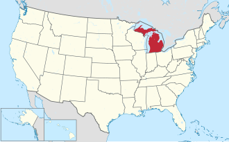Michigan – Localizzazione