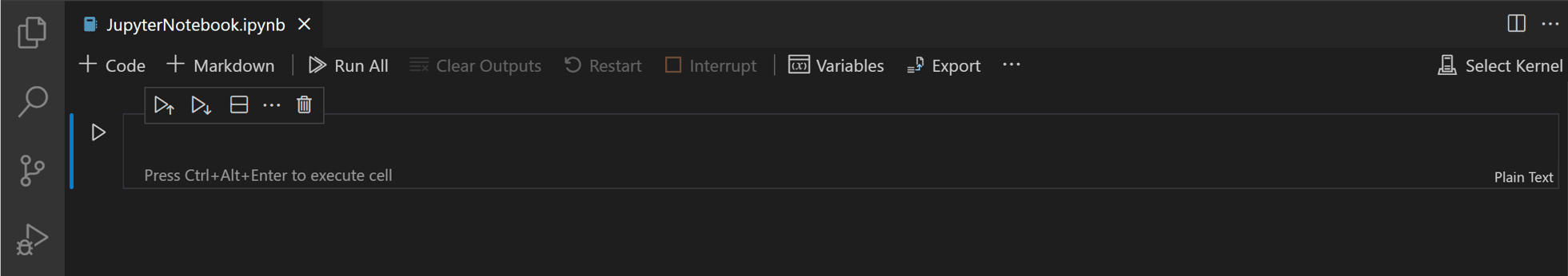 Blank Jupyter Notebook