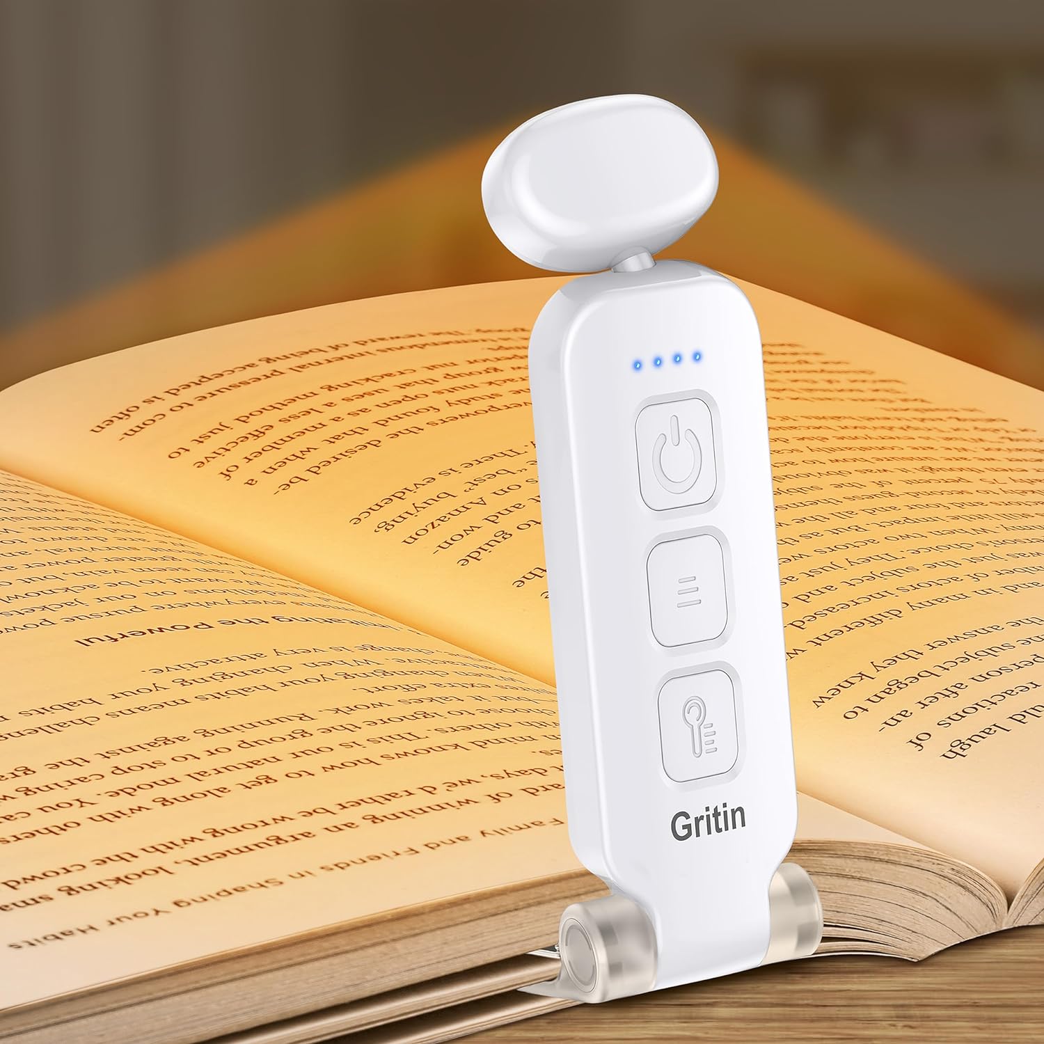 Rechargeable Book Light Clip