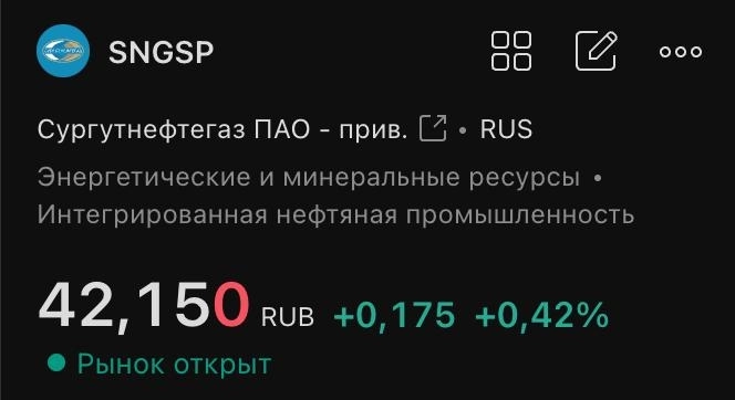 #SNGSP пока большинство обсуждают лишь падение рынка, предлагаю последить за тем, что может показать рост в ближайшее время 👉 смотрим на префы Сургута. #SNGSP пока большинство обсуждают лишь падение рынка, предлагаю последить за тем, что может показать рост в ближайшее время 👉 смотрим на префы Сургута.