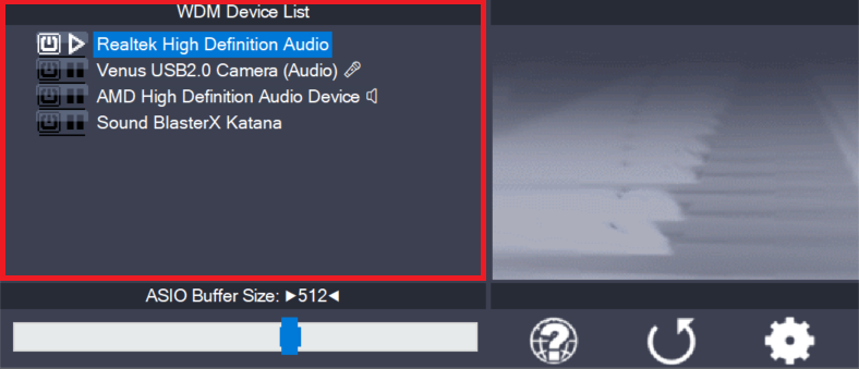 WDM Device List